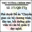 Quyết định 371/QĐ-TTg