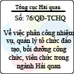 Quyết định 76/QĐ-TCHQ