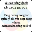 Chỉ thị 02/CT-BGTVT