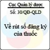 Quyết định 30/QĐ-QLD