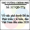 Quyết định 317/QĐ-TTg