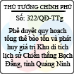 Quyết định 322/QĐ-TTg