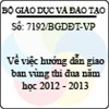 Công văn 7192/BGDĐT-VP