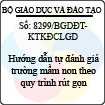 Công văn 8299/BGDĐT-KTKĐCLGD