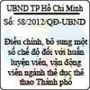 Quyết định 58/2012/QĐ-UBND