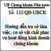 Quyết định 132/QĐ-UBCK