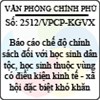 Công văn 2512/VPCP-KGVX
