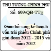 Quyết định 699/QĐ-TTg