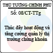 Chỉ thị 08/CT-TTg