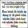 Quyết định 53/2012/QĐ-TTg