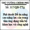 Quyết định 317/QĐ-TTg