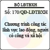 Quyết định 170/QĐ-LĐTBXH