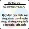 Thông tư 09/2012/TT-BNV