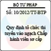 Thông tư 10/2012/TT-BTP
