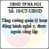 Chỉ thị 10/2013/CT-UBND
