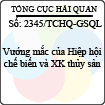 Công văn 2345/TCHQ-GSQL