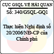 Công văn 340/GSQL-GQ1