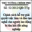 Quyết định 52/2012/QĐ-TTg