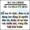 Thông tư 52/2013/TT-BTC