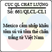 Công văn 661/QLCL-CL1