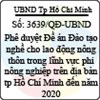 Quyết định 3639/QĐ-UBND