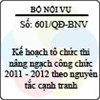 Quyết định 601/QĐ-BNV