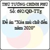 Quyết định 692/2013/QĐ-TTg