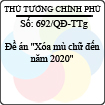 Quyết định 692/2013/QĐ-TTg