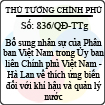 Quyết định 836/QĐ-TTg