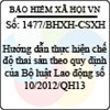 Công văn 1477/BHXH-CSXH