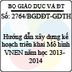 Công văn 2764/BGDĐT-GDTH