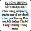 Quyết định 2788/2013/QĐ-BCT