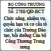 Quyết định 2788/2013/QĐ-BCT