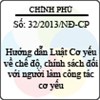 Nghị định số 32/2013/NĐ-CP