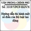 Công văn 3319/VPCP-KGVX