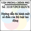 Công văn 3319/VPCP-KGVX