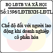 Công văn 1596/LĐTBXH-LĐTL