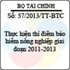 Thông tư 57/2013/TT-BTC
