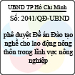 Quyết định 2041/QĐ-UBND