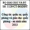 Chỉ thị 1129/CT-BGDĐT