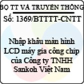 Công văn 1369/BTTTT-CNTT