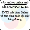 Công văn 3702/VPCP-KTTH