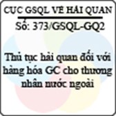 Công văn 373/GSQL-GQ2