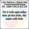 Công văn 3869/VPCP-KTTH