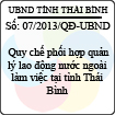 Quyết định 07/2013/QĐ-UBND