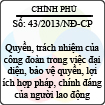 Nghị định 43/2013/NĐ-CP