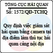 Quyết định 1572/2013/QĐ-TCHQ