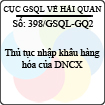 Công văn 398/GSQL-GQ2