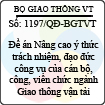 Quyết định 1197/2013/QĐ-BGTVT