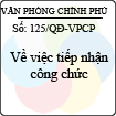 Quyết định 125/QĐ-VPCP